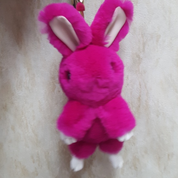 Rex Rabbit Fur Rabbit Keychain - Picture 4 of 5